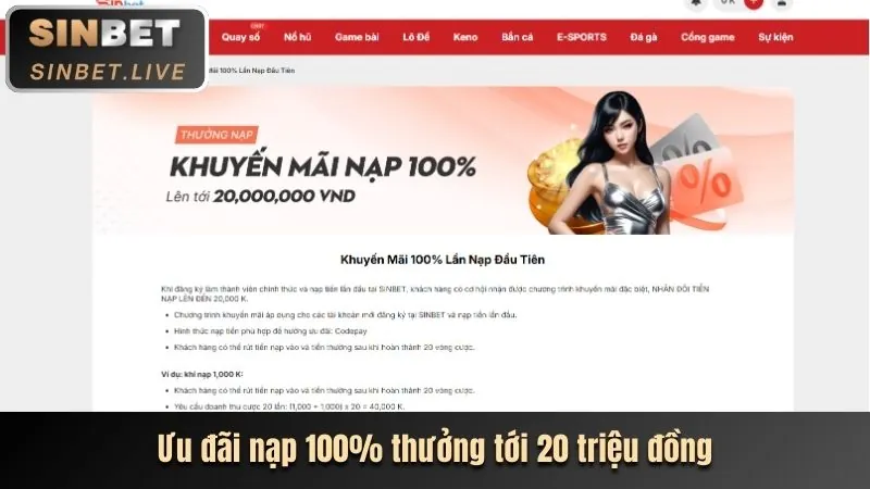Ưu đãi chào mừng thành viên mới JBO